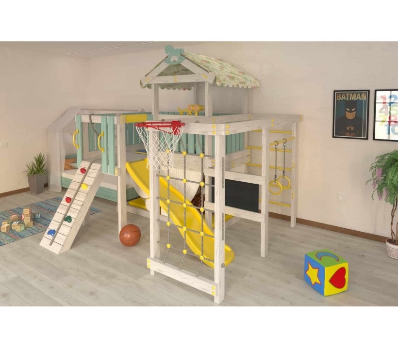 Детский домашний игровой комплекс красная звезда чердак дк2б