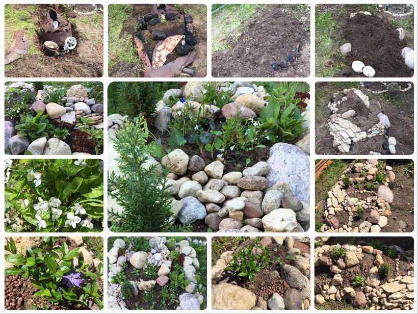 Альпийские горки многоуровневые