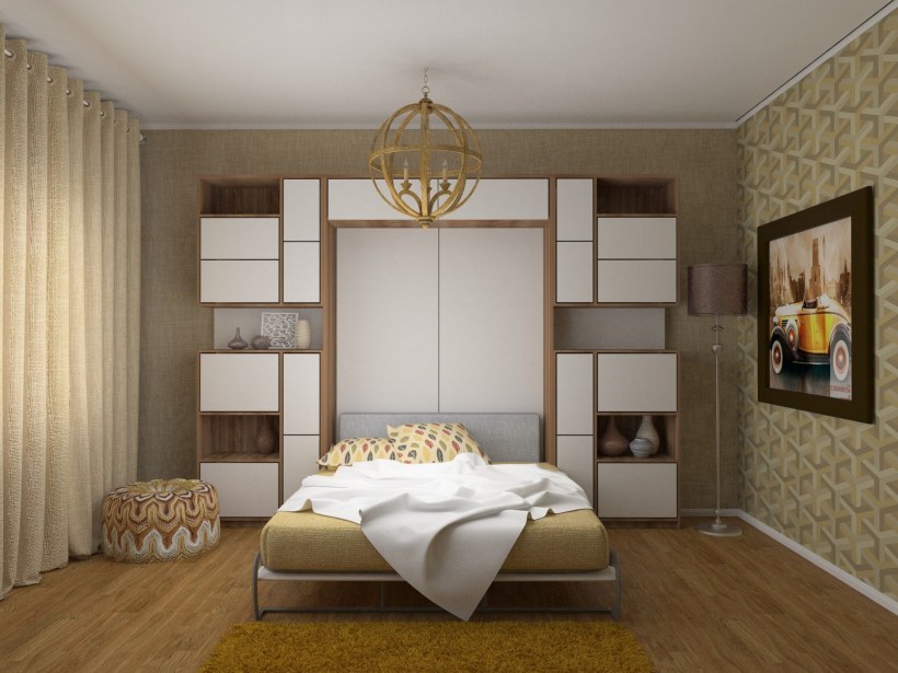 Два узких шкафа в спальню