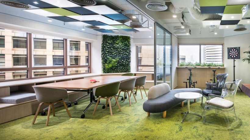 Крутой офисный интерьер