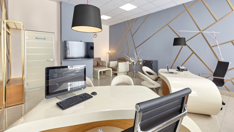 Современный офис интерьер