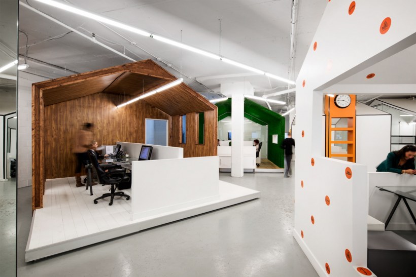 Необычная планировка офиса
