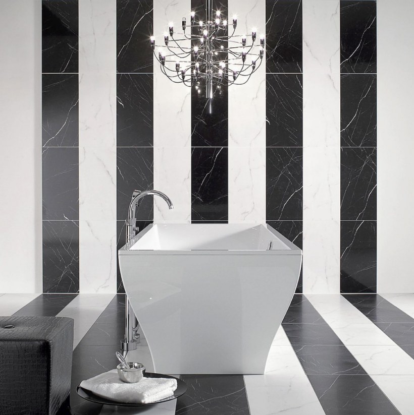 Черная ванна Villeroy Boch