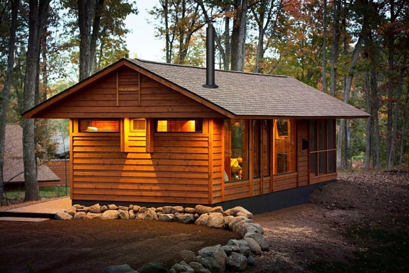 Современная Лесная Хижина Финляндия