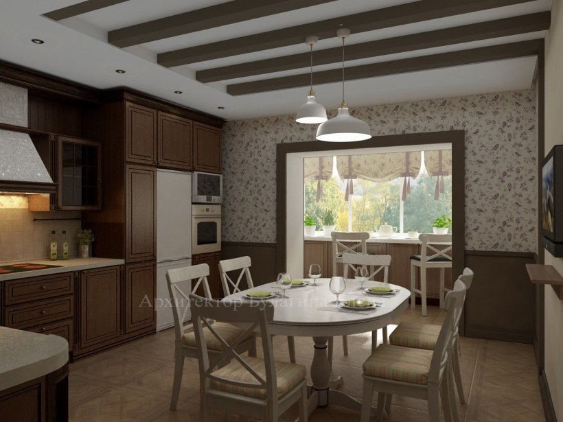 Кухня в таунхаусе