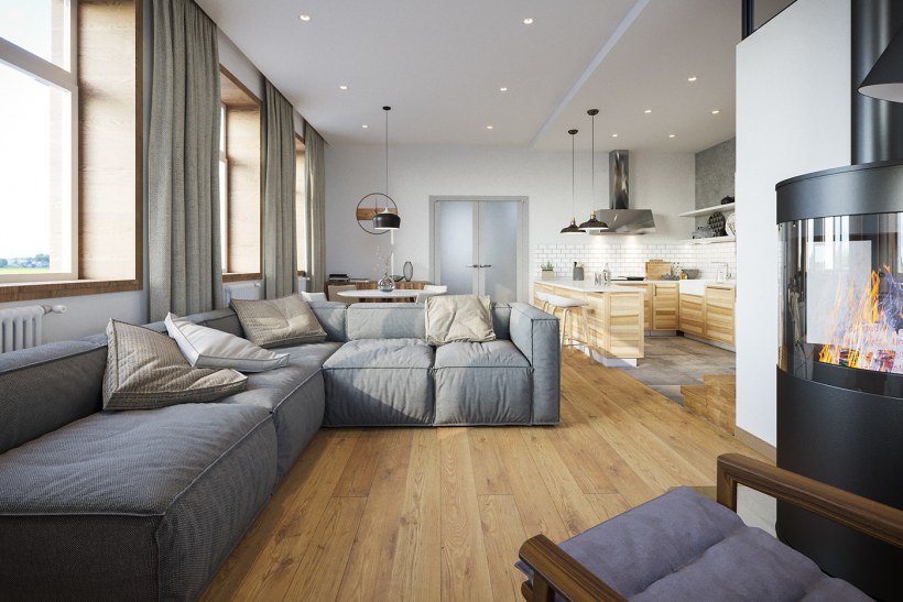 Таунхаус в стиле Неоклассика