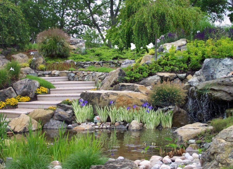 Террасированный альпинарий