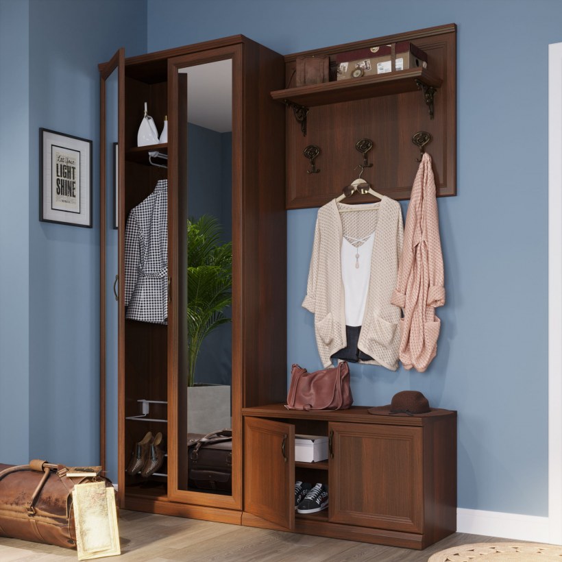 Лазурит прихожая Артемида орех