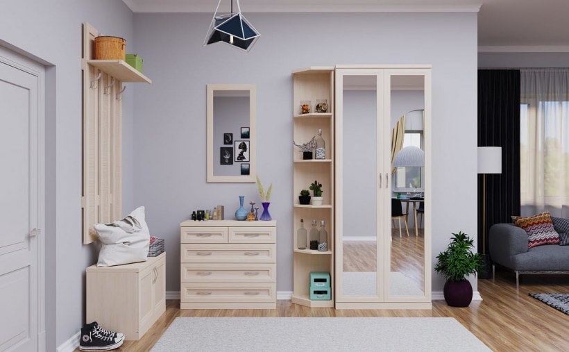 Лазурит мебель прихожая Магна