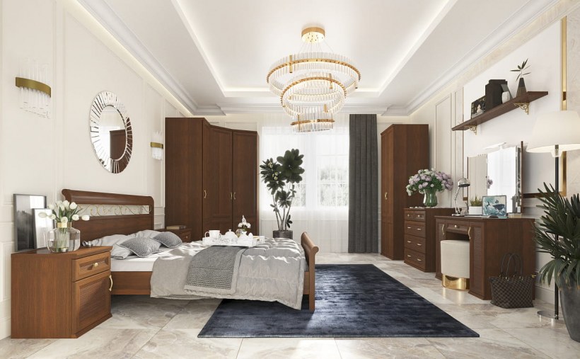 Комод Орнета дуб молочный бамбук