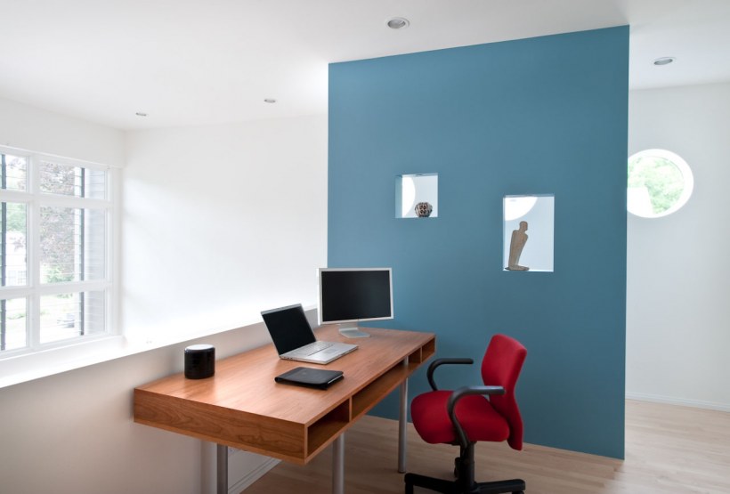 Цвет стен в офисе бирюза