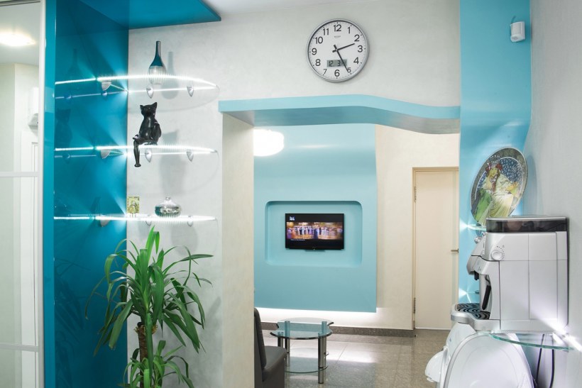 Гостиная в бирюзовом стиле