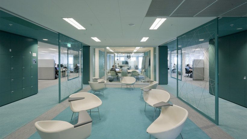 Офис бирюза