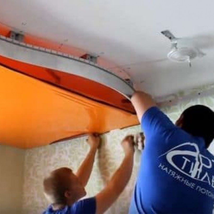 Вода в натяжном потолке