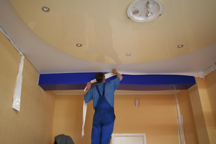 Вода в натяжном потолке