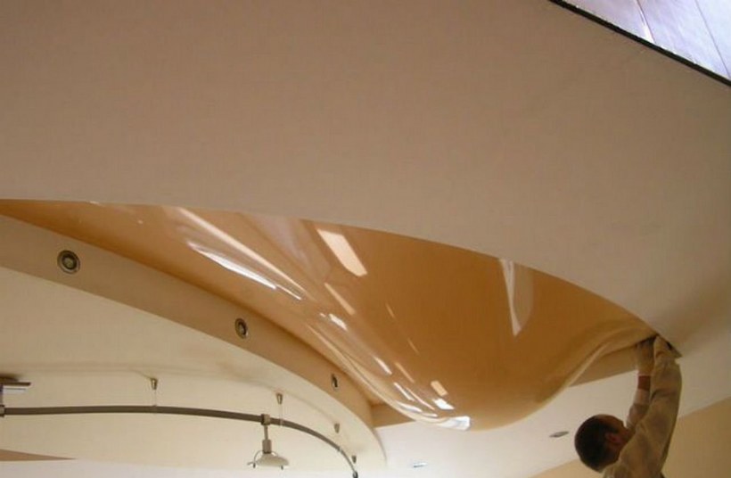 Монтаж натяжного потолка