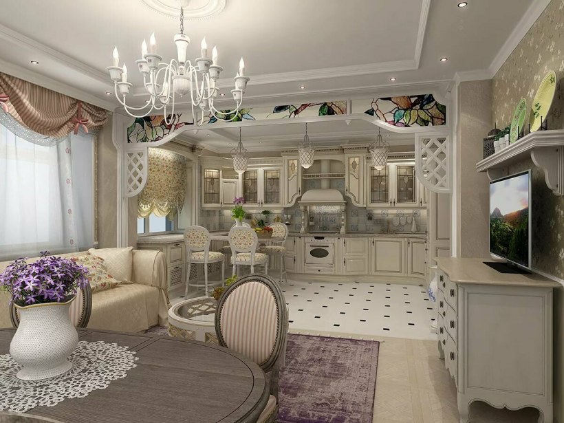 Кухня гостиная