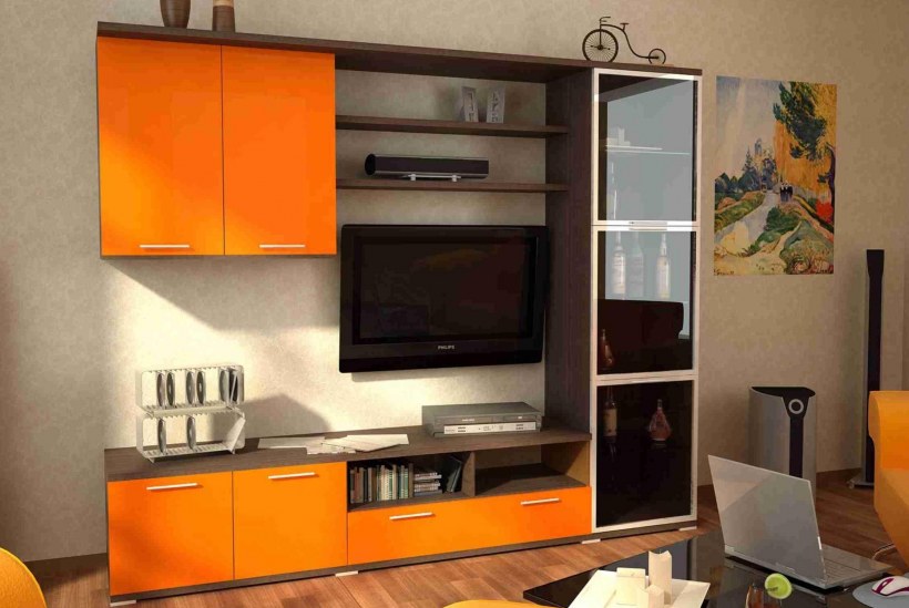 Стенка Морелли глянцевый МДФ