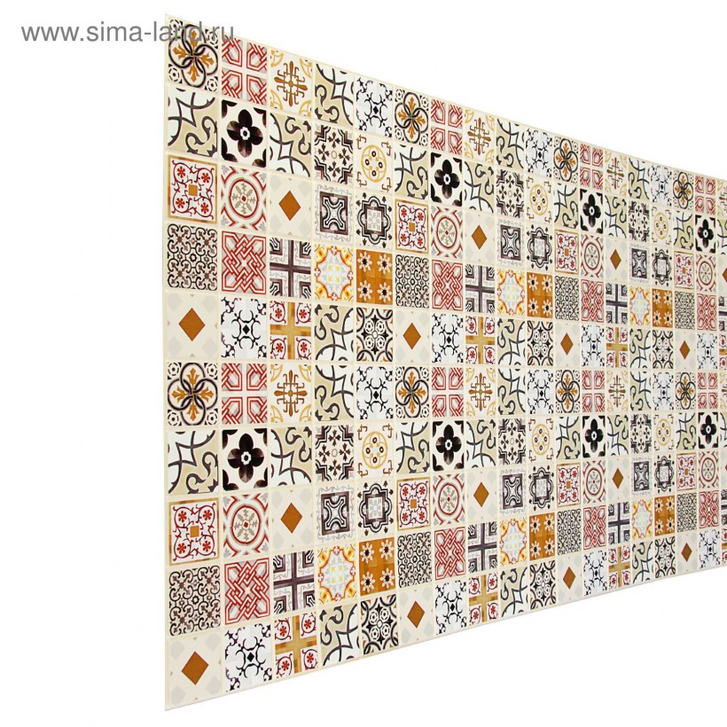 Панель ПВХ терраццо ассорти 485х960