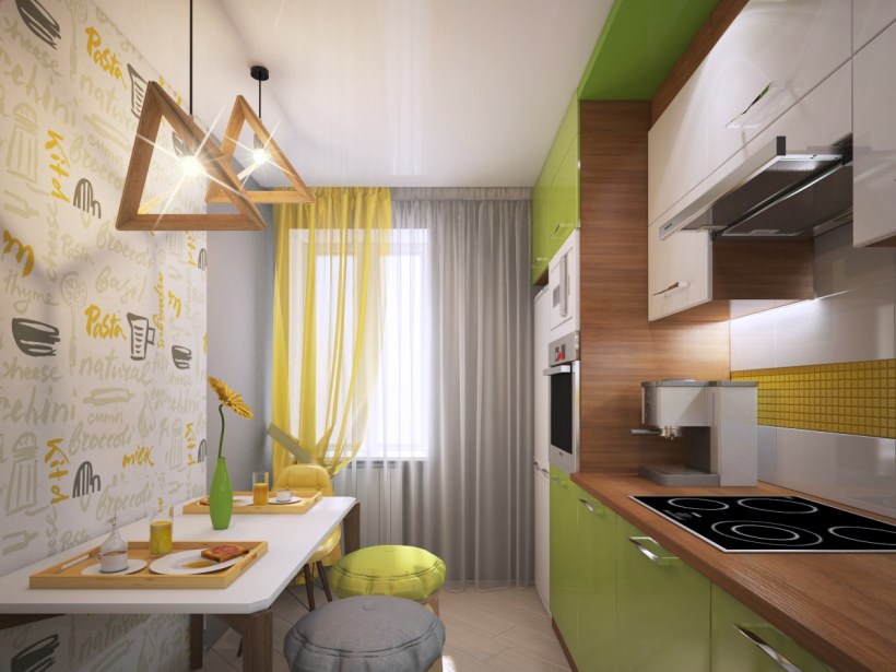 Маленькие кухни 7кв м