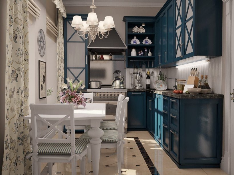 Кухни в стиле Прованс Неоклассика
