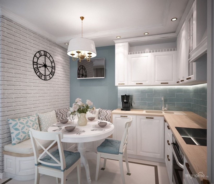 Кухня в стиле Прованс 10 кв.м