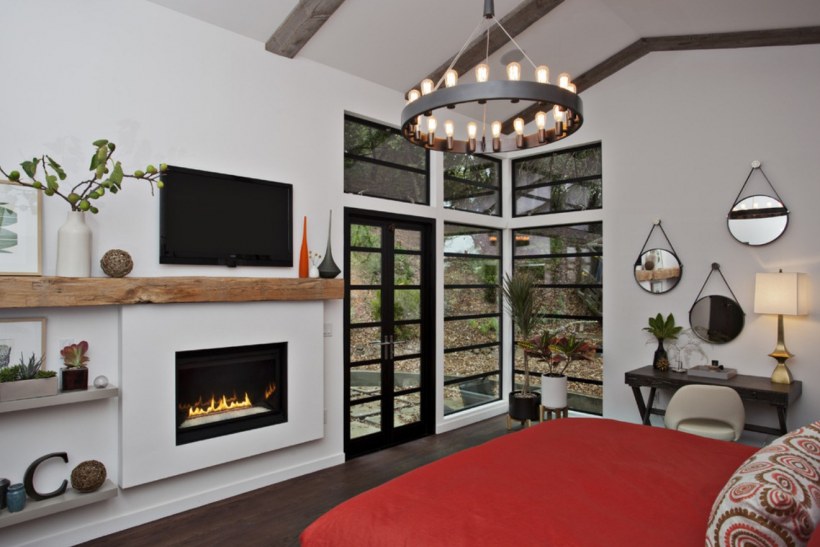 Электрокамин в скандинавском стиле