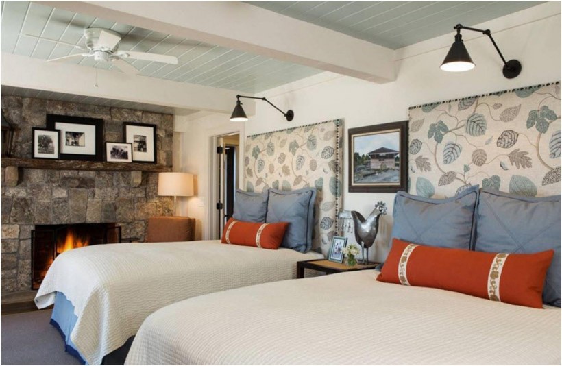 Спальня с раздельными кроватями