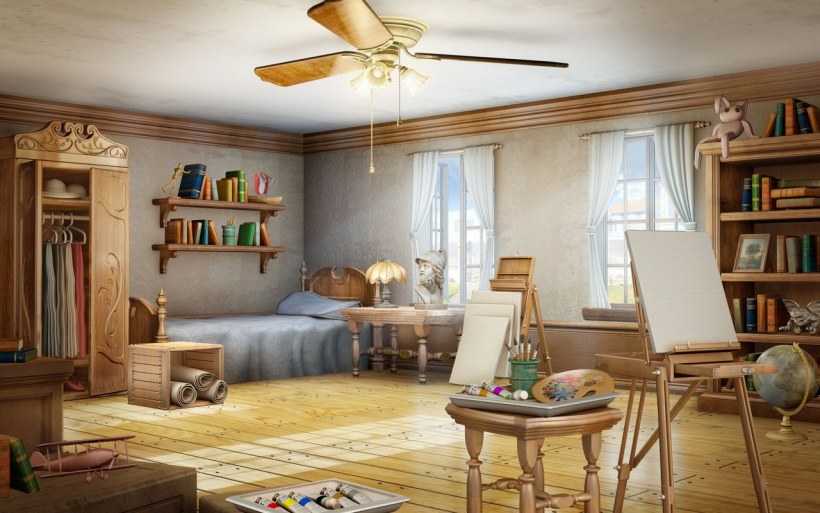 Комната художницы