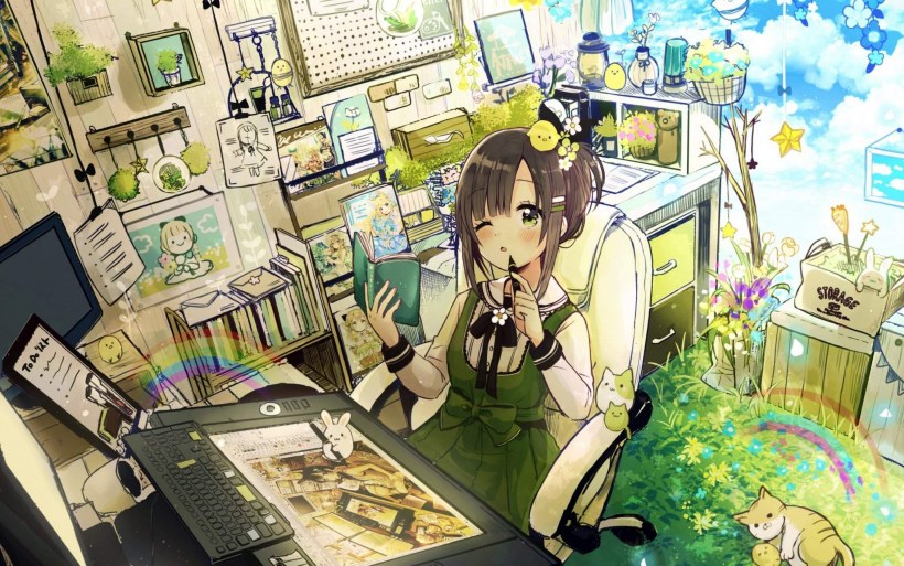 Аниме девушки