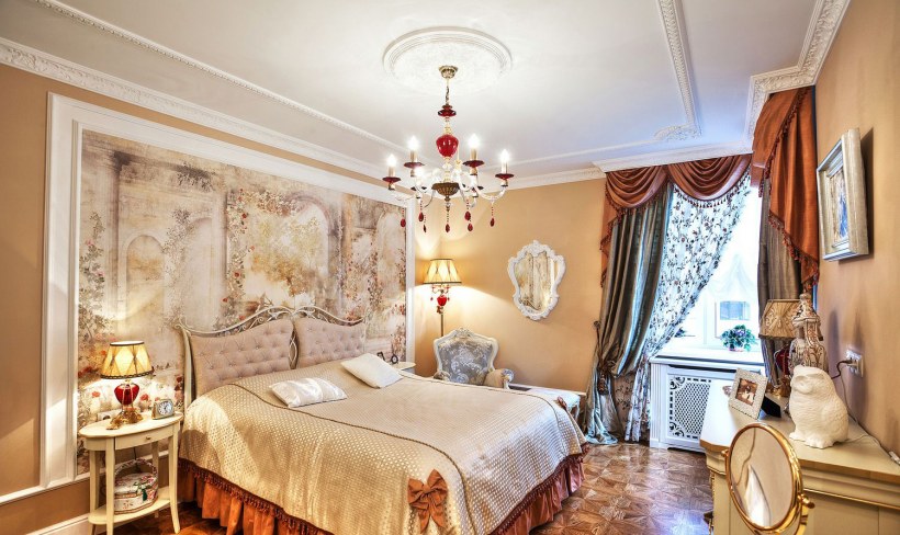 Спальня в стиле неоклассики