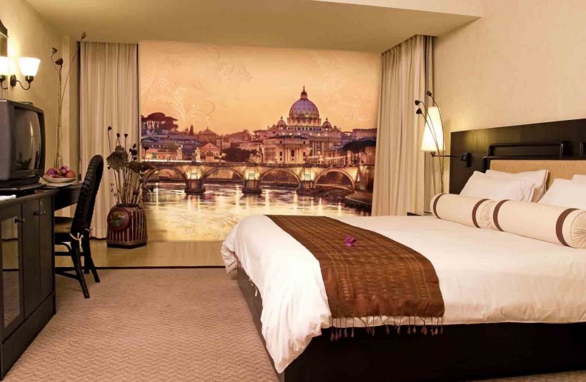 Красивые фотообои в спальню