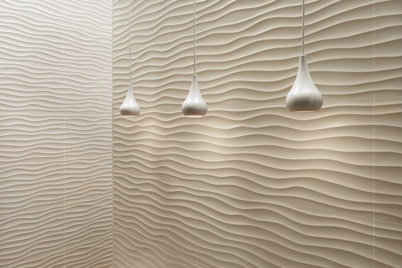 Atlas Concorde 3d Wall Dune White Matt 40x80