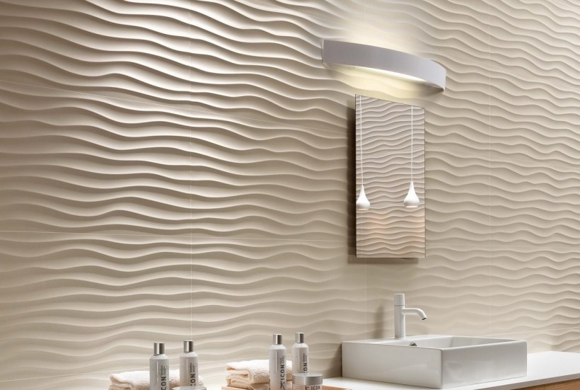 Плитка Atlas Concorde 3d Wall Design Dune White Matt