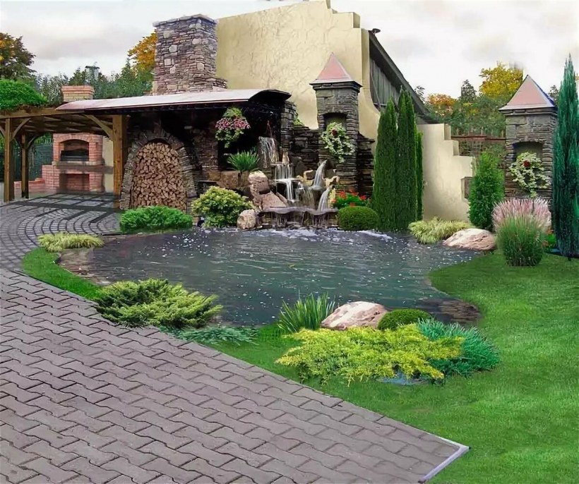 Ландшафт загородного участка