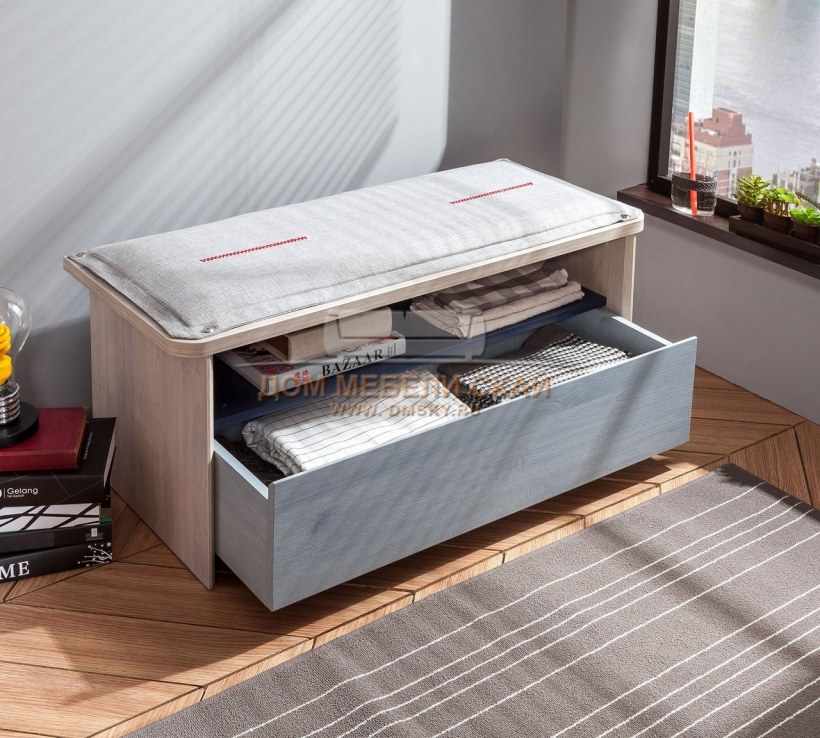 ТРИЯ пуф Тип 3 (белый кашемир)