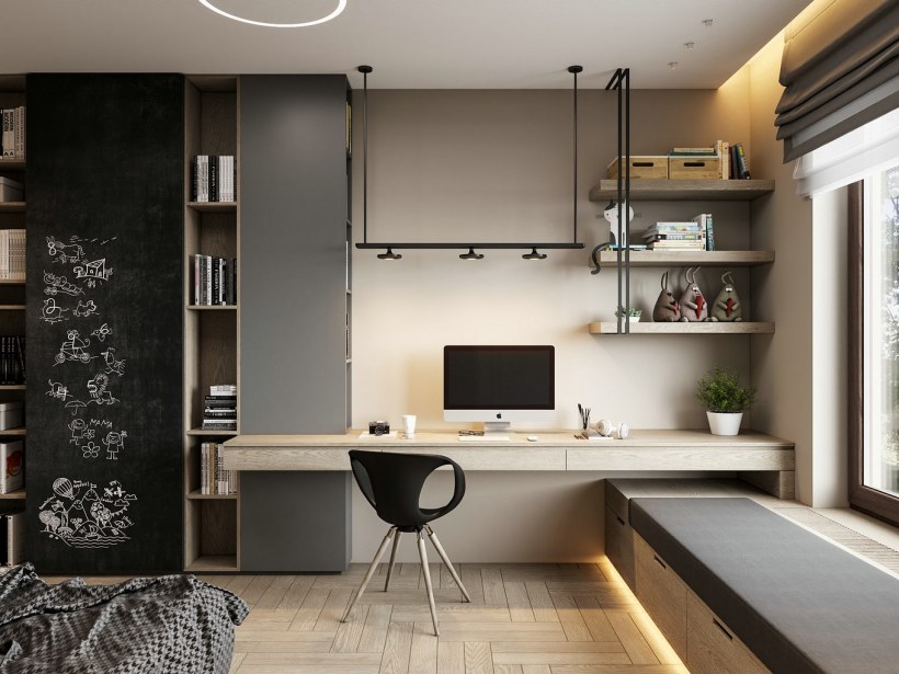 Дизайнерские комнаты для подростков