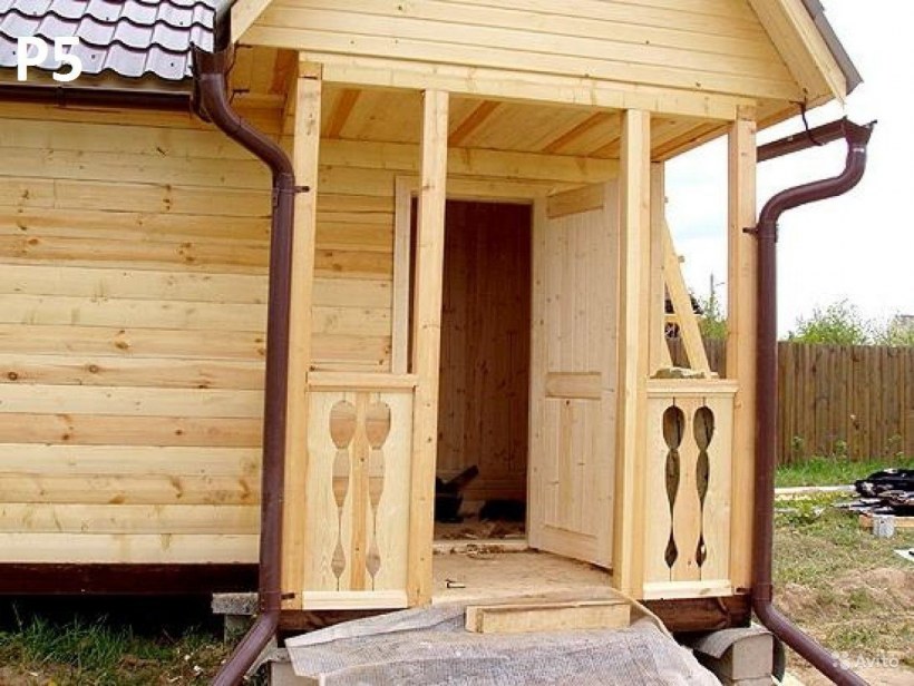 Крылечко для бани