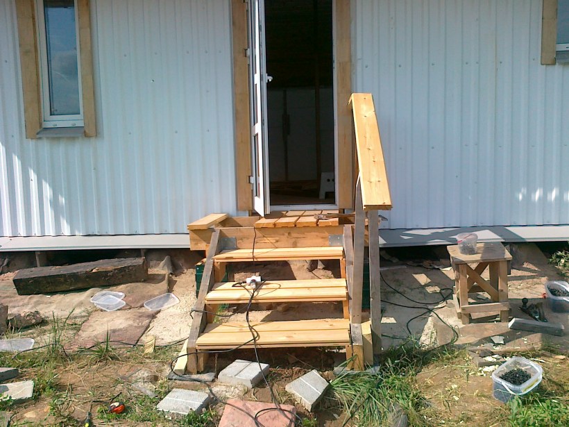 Крылечко для бани