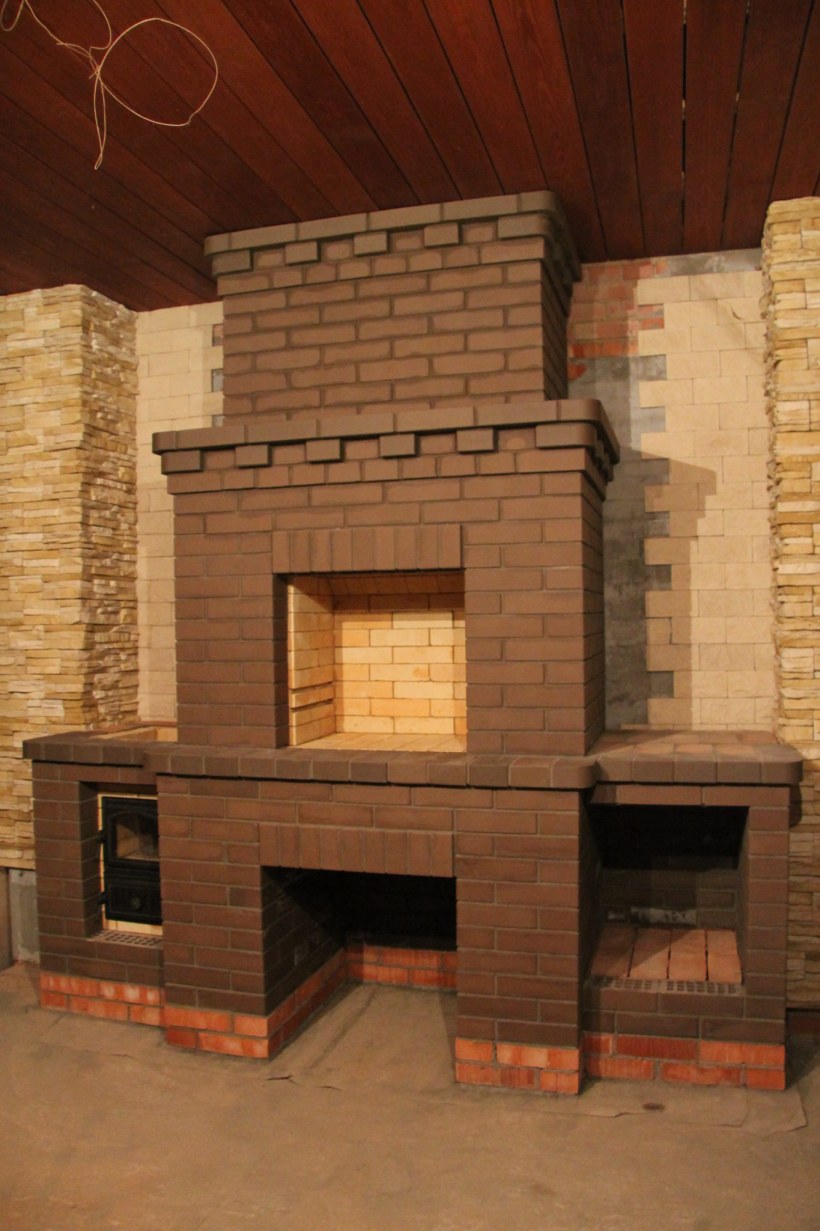 Печной комплекс барбекю