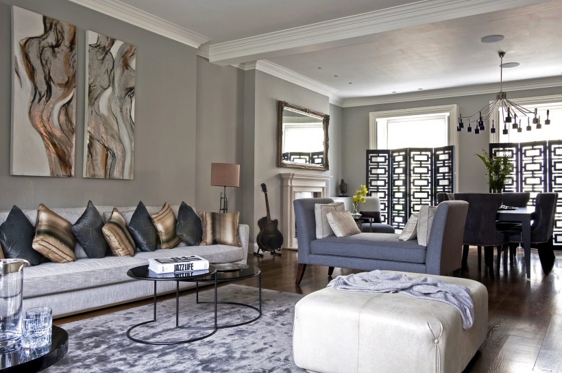 Современные цвета стен в интерьере