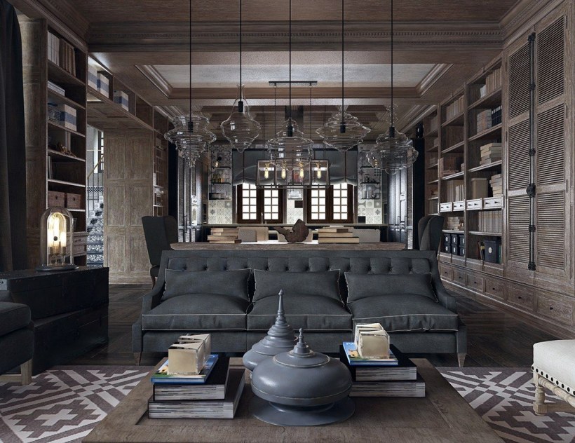 Арт деко и лофт в интерьере