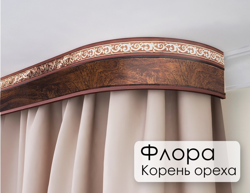 Карниз Галант Флора 3-х