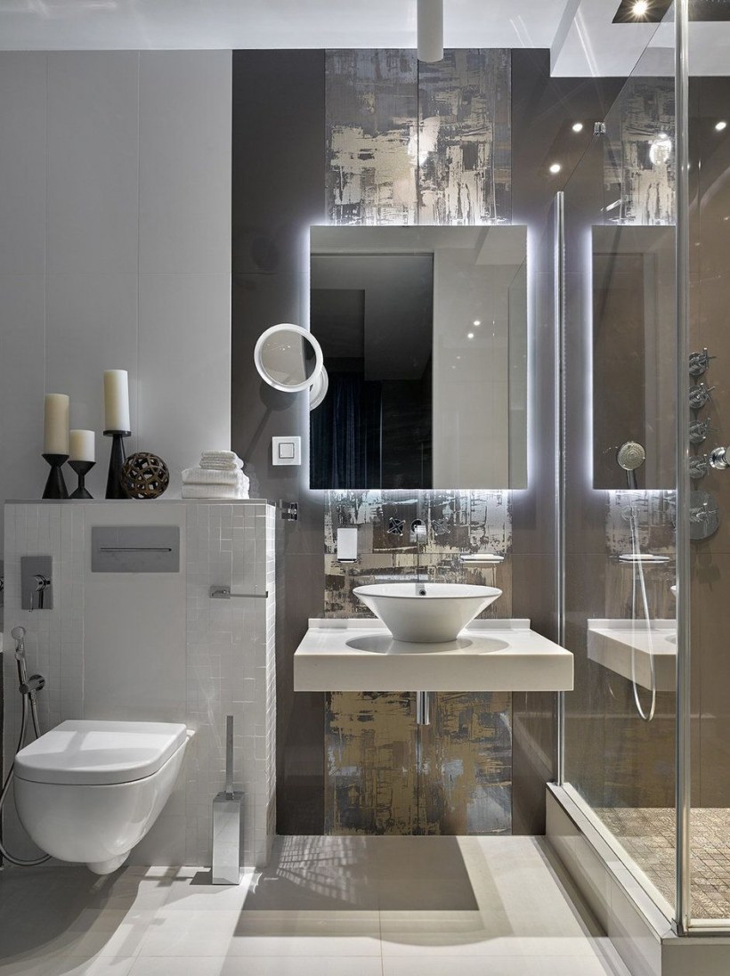 Ванные комнаты в стиле хайтек