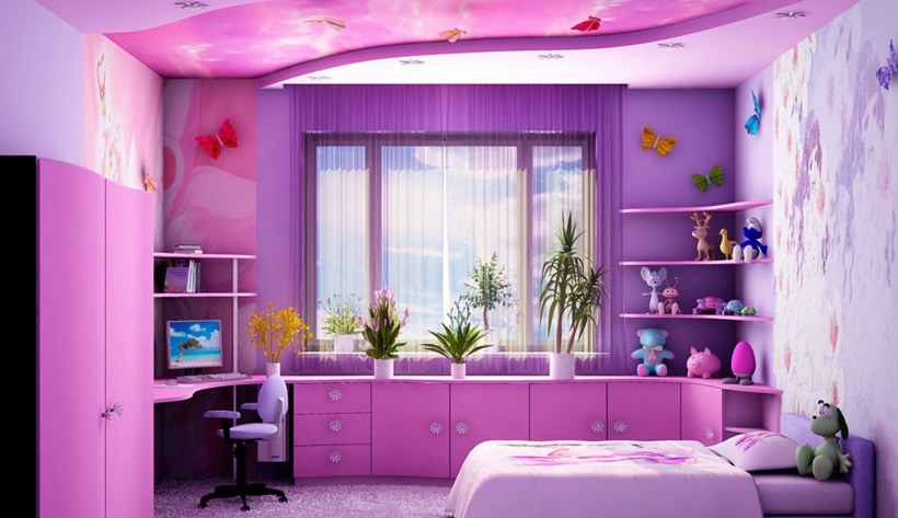 Интерьер детской комнаты девочке