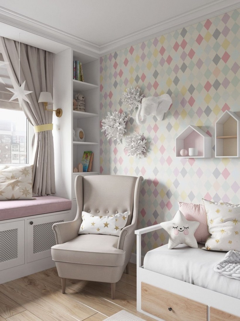 Интерьер детскойдлдевочки