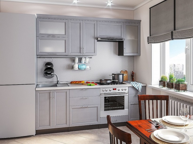 Кухня Сканди Grey Softwood