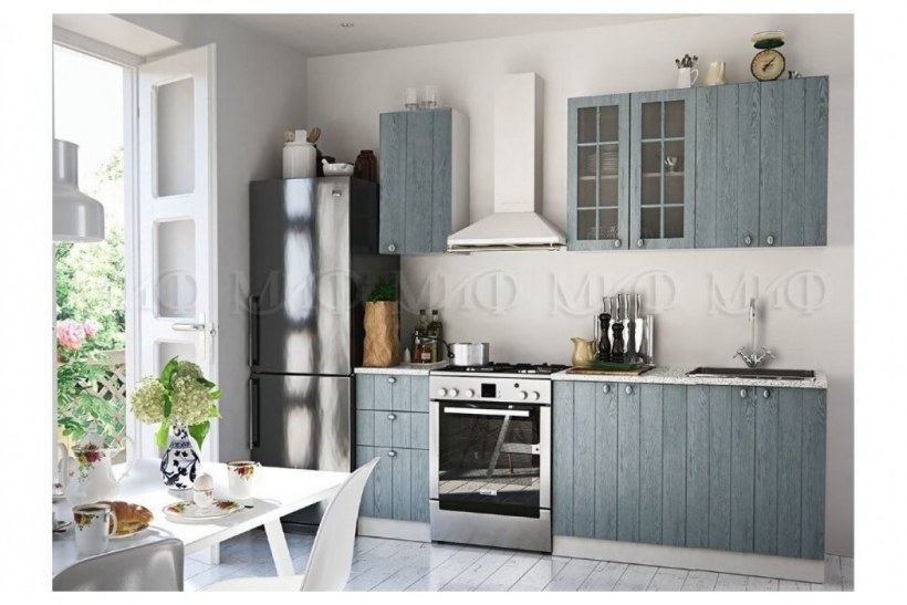 Кухня МДФ Техно 1 миф