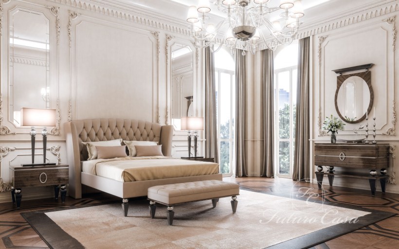 Спальня арт деко Италия
