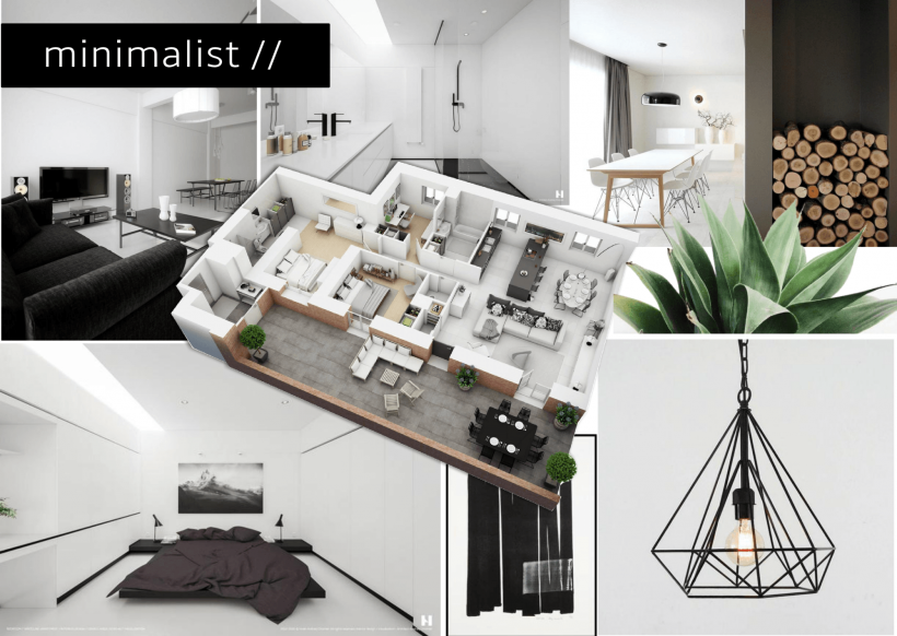 Фотоколлаж дизайнера интерьера